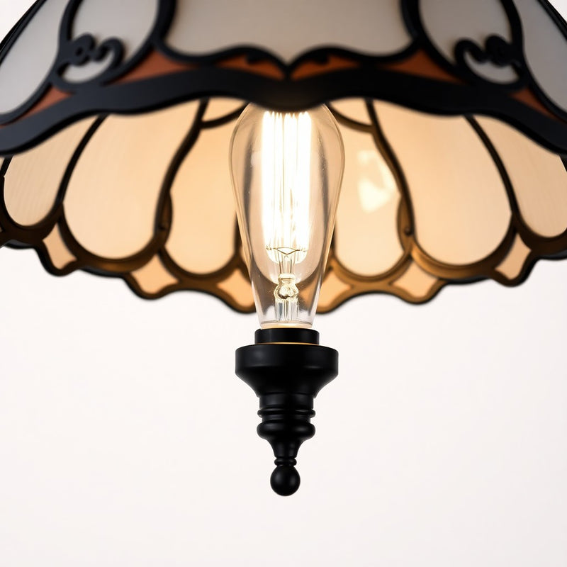 Home Decorators Collection HD7837J Lámpara Colgante Tiffany Negra Mate 3 Luces — imagen 1