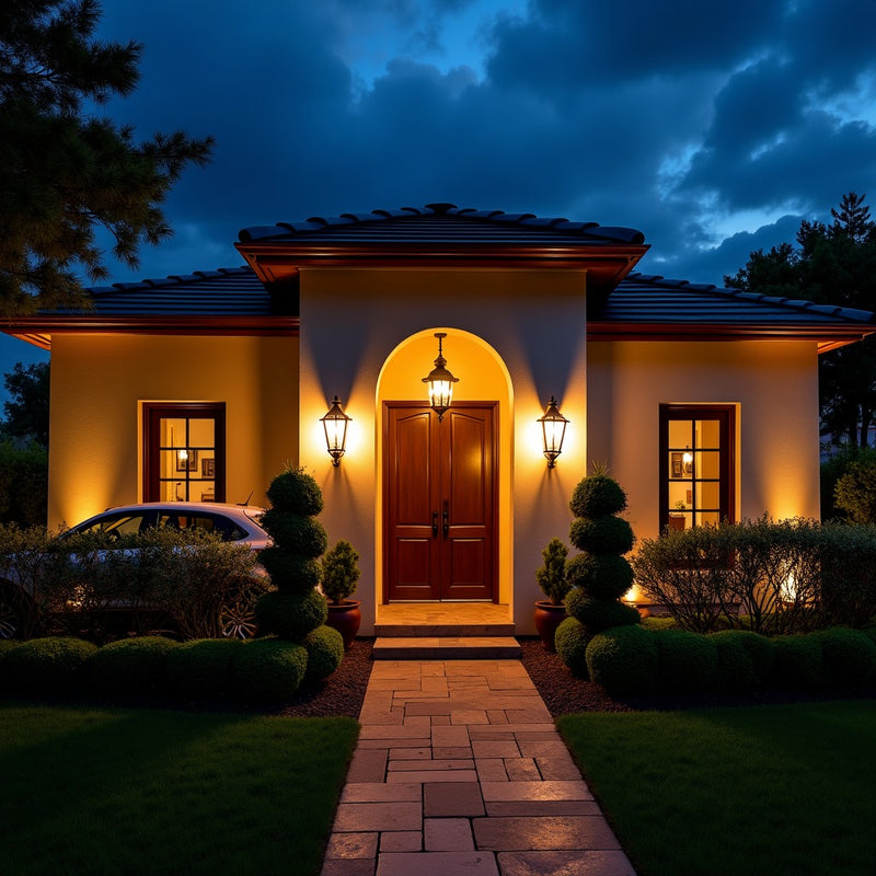 Home Decorators Collection HDP99220GRN 18" Lámpara Colgante Exterior Gris Bell Ridge — miofertas.com.mx