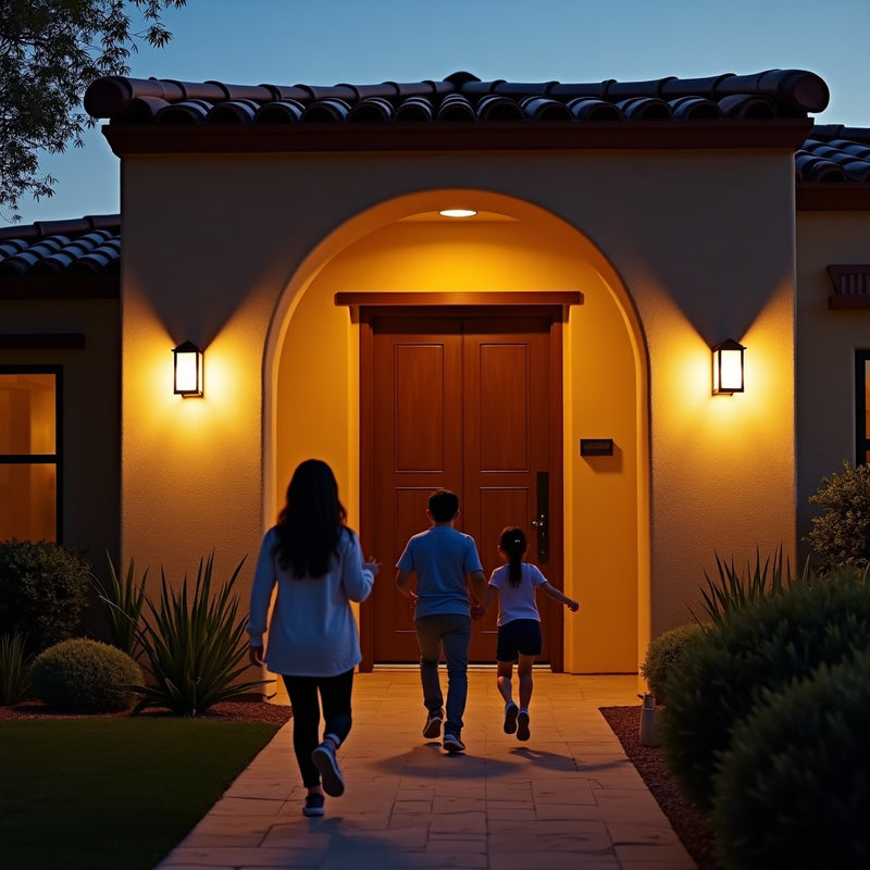 Hampton Bay KQP1501LX-02 Lámpara LED de Camino Bajo Voltaje Negra/Cobre — miofertas.com.mx