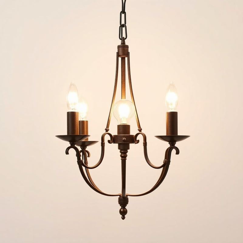 Home Decorators Collection HB3807-311 Lámpara Colgante Latón Antiguo 4 Luces — imagen 1