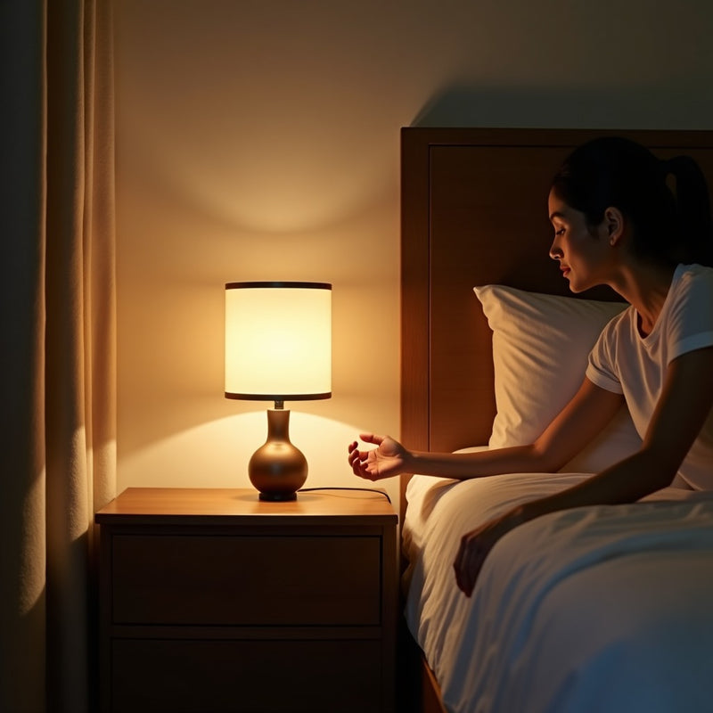 Waterton 23.88 in. 1-Light Brushed Nickel Indoor Table Lamp with Fabric Lamp Shade- 1009099056 — miofertas.com.mx