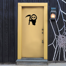 Vinyl Wall Art Decal - Cute Little Grim Reaper - Spooky Halloween Season Decoration Sticker - Trendy Kids Teens Adults Indoor Outdoor Wall Door Window Living Room Office Decor 3