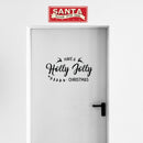 Vinyl Wall Art Decal - Have A Holly Jolly Christmas - Christmas Seasonal Decoration Sticker - Indoor Outdoor Home Office Wall Door Window Bedroom Workplace Decor Decals 2