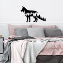 Vinyl Wall Art Decal - Forest In Wolf Abstract - Wild Animal Lovers Silhouette Home Apartment Office Bedroom Living Room Work Store Indoor Outdoor Decor Design 2