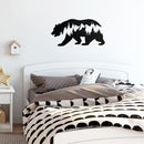 Vinyl Wall Art Decal - Forest In Bear Abstract - 19. - Wild Animal Lovers Silhouette Home Apartment Office Bedroom Living Room Work Store Indoor Outdoor Decor Design 3