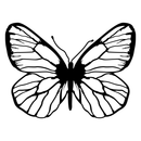 Vinyl Wall Art Decal - Butterfly - 22" x 30" - Trendy Modern Design For Animal Lovers Home Apartment Bedroom Closet Door Window Playroom Classroom Nursery Indoor Decoration 1