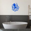 Vinyl Wall Art Decal - Happy Octopus - Cute Sea Cephalopod Animal Design For Kids Home Apartment Nursery Playroom Bedroom Window Classroom Sticker Decoration 3