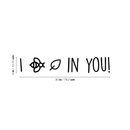 Vinyl Wall Art Decal - I Bee Leaf In You - 5" x 30" - Cute Motivational Kids Toddlers Teens Quote For Home Bedroom Apartment School Classroom Playroom Decoration Sticker 4
