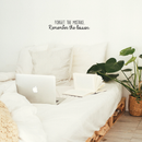 Vinyl Wall Art Decal - Forget The Mistake Remember The Lesson - Modern Motivational Life Quote For Home Apartment Bedroom Living Room Office Classroom School Decoration Sticker 3