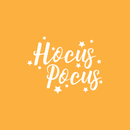 Vinyl Wall Art Decal - Hocus Pocus - 17" x 22" - Trendy Halloween Season Stars Shape Cursive Quote For Home Bedroom Living Room School Classroom Office Decoration Sticker 1