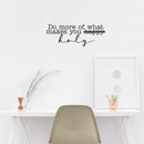 Vinyl Wall Art Decal - Do More Of What Makes You Holy - 10.5" x 28" - Modern Inspirational Religious Quote For Home Bedroom Living Room Office Workplace Decoration Sticker 2