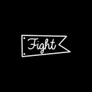 Vinyl Wall Art Decal - Fight Banner - 10" x 22" - Trendy Motivational Quote Flag Image For Home Bedroom School Classroom Office Workplace Decoration Sticker 2