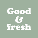 Vinyl Wall Art Decal - Good & Fresh - 22" x 24" - Trendy Food Nature Plants Quote For Home Kitchen Fridge Restaurant Patio Grocery Store Decoration Sticker 4