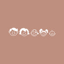 Vinyl Wall Art Decal - Family Heads - From 3" x 3" - Cute Plants Design Trendy Bumper Stickers For Car Windows Home Family Cars Minivan Rear Window Decor 1