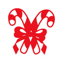 Vinyl Wall Art Decal - Candy Canes - 22" x 22" - Holiday Season Trendy Seasonal Quote Sticker For Door Family Home School Living Room Work Office Store Window Decor 1