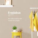Vinyl Wall Art Decal - Feminism Definition - 17" x 23" - Trendy Motivational Women Quote Sticker For Woman Home Bedroom Living Room Store Work Office Decor 3