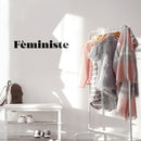 Vinyl Wall Art Decal - Féministe - French Word Trendy Motivational Feminism Quote Sticker For Women Home Bedroom Living Room Work Office Decor 3