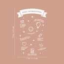 Vinyl Wall Art Decal - Daily Affirmations - 26" x 17" - Trendy Lovely Inspiring Fun Quote Sticker For Bedroom Living Room Kids Room Playroom Daycare Nursery School Decor 4