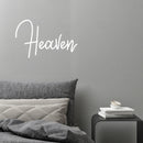Vinyl Wall Art Decal - Heaven - 11" x 16" - Modern Inspirational Cute Word Quote Sticker For Kids Room Living Room Home School Classroom Bedroom Mirror Decor 2