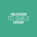 Vinyl Wall Art Decal - Smile More - 4" x 20" - Happy Face Modern Inspirational Positive Quote Sticker For Home Office Bedroom Living Room Kids Room School Playroom Coffee Shop Decor 1