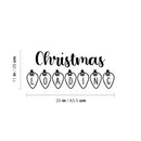 Vinyl Wall Art Decal - Christmas Loading - 11" x 25" - Trendy Cute Holyday Season Quote Sticker For Living Room Dining Room Storefront Window Door Coffee Shop Decor 4