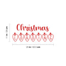 Vinyl Wall Art Decal - Christmas Loading - 11" x 25" - Trendy Cute Holyday Season Quote Sticker For Living Room Dining Room Storefront Window Door Coffee Shop Decor 4