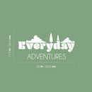 Vinyl Wall Art Decal - Everyday Adventures - 11.5" x 25" - Cute Modern Inspirational Quote Sticker For Bedroom Kids Room Nursery Daycare Kindergarten Classroom Decor 4