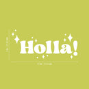 Vinyl Wall Art Decal - Holla / Hola - 9" x 20" -Trendy Inspirational Fun Design Spanish Quote Sticker For Home Living Room Doors Windows School Office Storefront Coffee Shop Decor 4