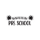 Vinyl Wall Art Decal - Hello Pre School - 11.5" x 30" - Cute Educational Quote Sticker For Classroom Kids Room Home Kindergarten Fun Playroom Preschool Decor 1