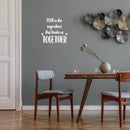 Vinyl Wall Art Decal - Food Is The Ingredient That Binds Us Together - 12" x 13" - Trendy Lovely Quote Sticker For Home Kitchen Dining Room Restaurant Coffee Shop Storefront Decor 3