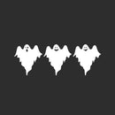 Vinyl Wall Art Decal - Ghost Trio - 19" x 21" Each -Seasonal Movie Props Trendy Funny Halloween Quote Sticker For School Classroom Entryway Living Room Storefront Coffee Shop Spooky Decor 1