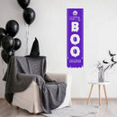 Vinyl Wall Art Decal - Happy Boo Season - 54.5" x 15" -Seasonal Movie Props Trendy Funny Halloween Sticker For School Classroom Entryway Living Room Storefront Coffee Shop Spooky Decor 3