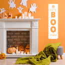 Vinyl Wall Art Decal - Happy Boo Season - 54.5" x 15" -Seasonal Movie Props Trendy Funny Halloween Sticker For School Classroom Entryway Living Room Storefront Coffee Shop Spooky Decor 3