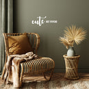 Vinyl Wall Art Decal - Cute But Psycho - 9.5" x 25" - Trendy Motivational Positive Sarcastic Adult Quote Sticker For Home Bedroom Living Room Office Boutique Coffee Shop Gym Fitness Decor 3