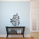 Vinyl Wall Art Decal - Fall - 22" x 17" - Trendy Cool Halloween Pumpkin Design Season  Sticker For Home Windows Living Room Entry Doors Storefront Coffee Shop School Spooky Decor 2