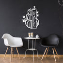 Vinyl Wall Art Decal - Fall - 22" x 17" - Trendy Cool Halloween Pumpkin Design Season  Sticker For Home Windows Living Room Entry Doors Storefront Coffee Shop School Spooky Decor 2