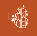 Vinyl Wall Art Decal - Fall - 22" x 17" - Trendy Cool Halloween Pumpkin Design Season  Sticker For Home Windows Living Room Entry Doors Storefront Coffee Shop School Spooky Decor 4