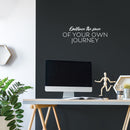 Vinyl Wall Art Decal - Embrace The Pace Of Your Own Journey - 9.5" x 25" - Lovely Inspiring Optimistic Quote Sticker For Home Bedroom Living Room School Office Coffee Shop Decor 2