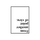 Vinyl Wall Art Decal - From Another Point Of View - - Modern Motivational Goals Quote Sticker For Home School Bedroom Work Office Classroom Decor 1