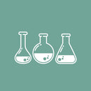 Vinyl Wall Art Decal - Chemical Set - 23" x 12" - Modern Motivational Cute Science Sticker For Children Home Office Nursery Bedroom School Classroom Educational Kids Room Decor 1