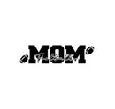 Vinyl Wall Art Decal - Football MOM - Modern Cute Funny Lovely Quote Sticker For Home Kids Room Baby's Nursery Living Room Playroom Kindergarten Daycare Decor 1