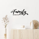 Vinyl Wall Art Decal - Family Moments - 7" x 16" - Inspirational Couples Love Heart Shape Design Sticker For Bedroom Closet Mirror Glass Living Room Entryway Door Decor 2