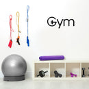 Vinyl Wall Art Decal - Gym - 17" x 40" - Trendy Motivational Positive Healthy Quote Sticker For Home Workout Room Yoga CrossFit Center Office Fitness Lifestyle Decor 3