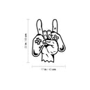 Vinyl Wall Art Decal - Hand With Game Controller - 22" x 17" - Trendy Show Rock Design Sticker For Home Office Living Room Gamer Teen Bedroom Kids Room Mirror Decor 4