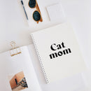 Vinyl Wall Art Decal - Cat Mom - 3" x 5" - Cute Shapes Icon Pet Mom Quote Bumper Sticker For Car Window Thermos Coffee Mug Luggage Office Notebook Laptop Decor 3
