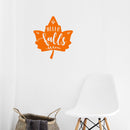 Vinyl Wall Art Decal - Hello Fall - 13" x 12" - Modern Inspiring Lovely Autumn Leaf Season Design Sticker For Home Family Room School Office Coffee Shop Doors Windows Storefront Decor 3
