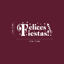 Vinyl Wall Art Decal - Felices Fiestas - 30" x 12" - Christmas Season Trendy Seasonal Quote Sticker For Home School Living Room Work Office Classroom Door Store Decor 4
