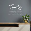 Vinyl Wall Art Decal - Family Noun - 22.5" x 16.5" - Trendy Cute Inspirational Quote Sticker For Family Home Office Couple Bedroom Living Room Entryway Decor 2