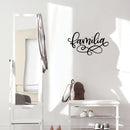 Vinyl Wall Art Decal - Familia - 28" x 16" - Modern Inspirational Word Quote Sticker For Latin Family Home Office Couple Bedroom Living Room Entryway Decor 3