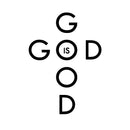 Vinyl Wall Art Decal - God Is Good - 14" x 10" - Modern Inspirational Spiritual Religious Quote Sticker For Home Office Church Living Room Bedroom Decor 1